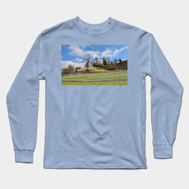 Landscape Near Cerkno, Slovenia Long Sleeve T-Shirt by jojobob